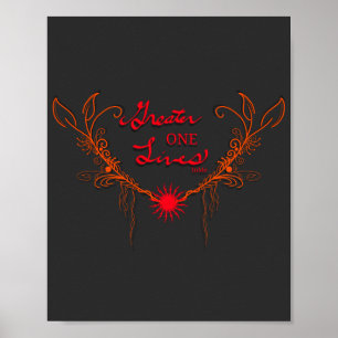 Poster Deus Vive Em Mim