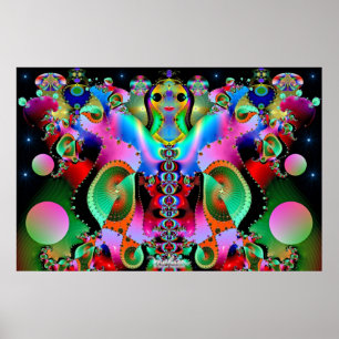 Pôster Deusa das cores