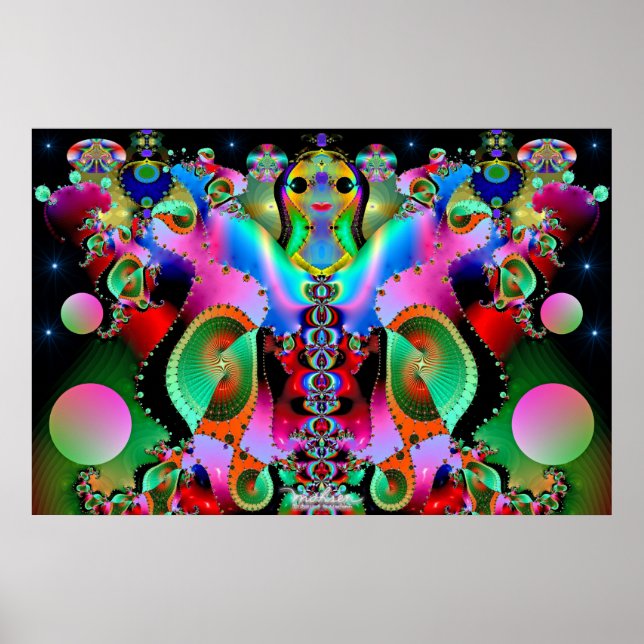 Pôster Deusa das Cores (Frente)