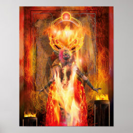 Poster Deusa de Fire PELE