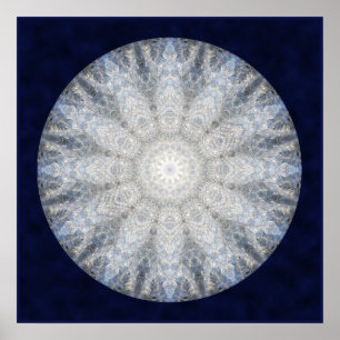 Pôster Deusa de inverno Mandala
