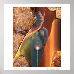 Pôster Deusa de Shawarie da luz de cristal