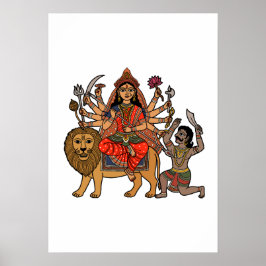 Poster Deusa Durga
