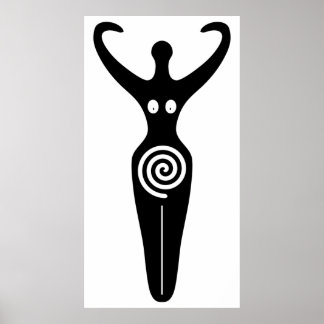 Poster Deusa Espiral A Sagrada Feminina Divina