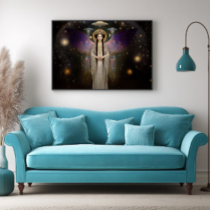 Poster Deusa Estelar Anunnaki Ishtar Arte de Alta Frequên