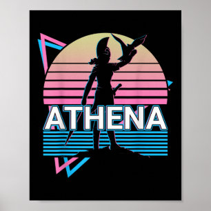 Poster Deusa Grega Athena Da Sabedoria E Guerra
