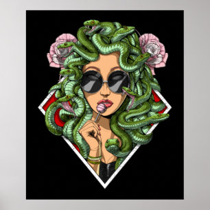 Poster Deusa grega Medusa