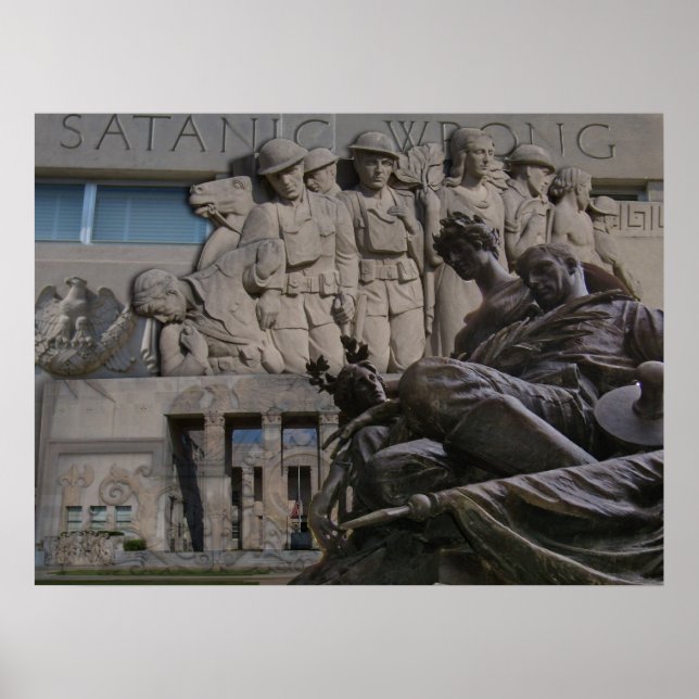 Pôster Deusa Illuminati (Frente)