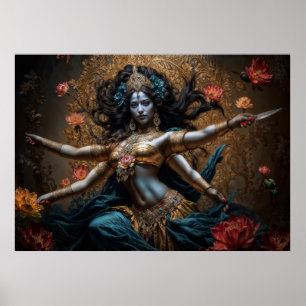 Poster Deusa Kali Mãe dos Três Mundos