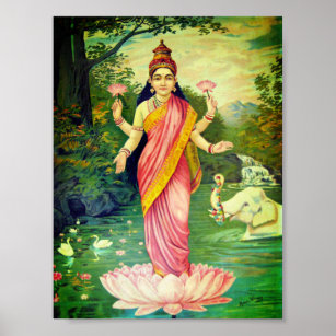 Poster Deusa Lakshmi