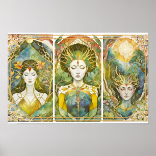 Poster Deusa ouro