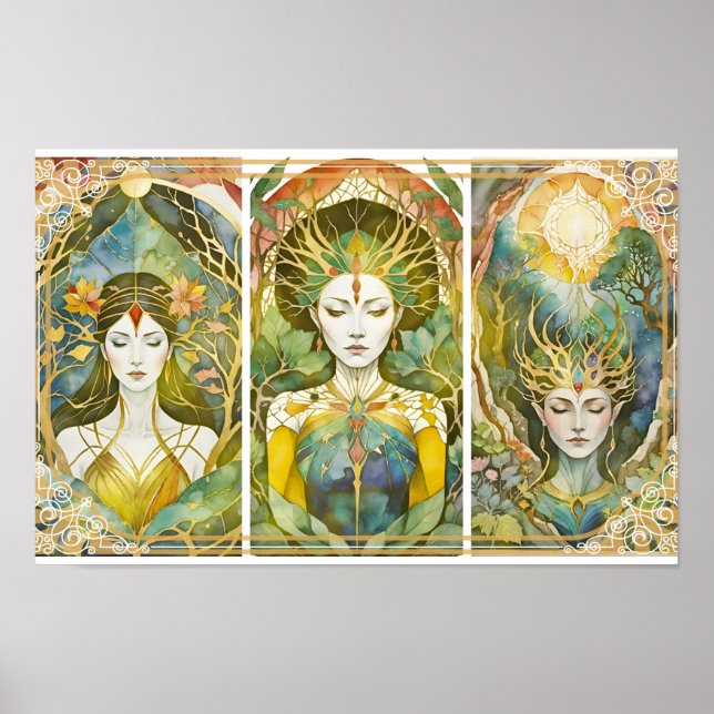 Poster Deusa ouro (Frente)