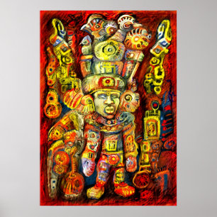 Poster **Deuses Antigos IV** A ARTE DIGITAL ÚNICA DE ALBR