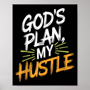 Poster Deuses Planejam Meu Empreendedor Cristão Motivat