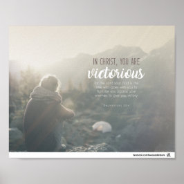 Poster Deuteronomia 20:4 - Você é vitorioso