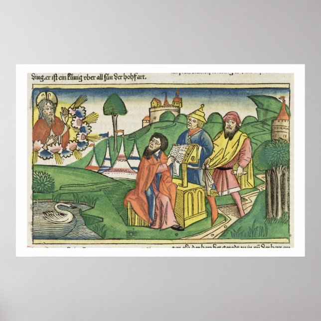 Poster Deuteronomia: Frontispício em que Deus faz o L (Frente)