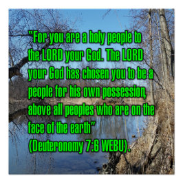 Pôster Deuteronômio 7:6 WEBU