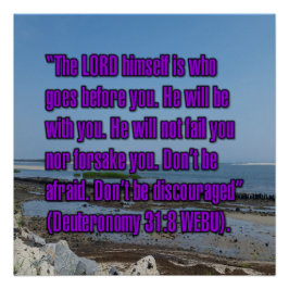 Pôster Deuteronomy 31:8 WEBU