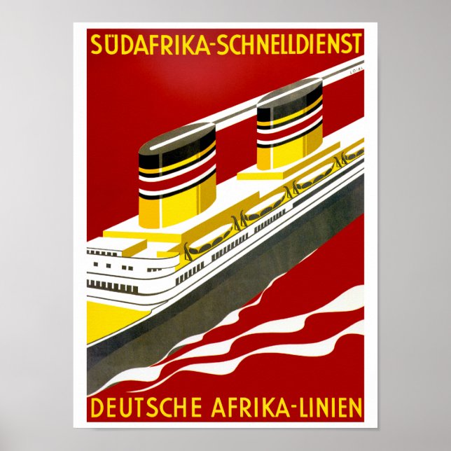 Poster Deutsche Afrika (Frente)
