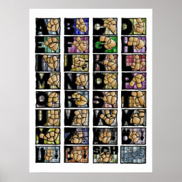 Poster Deutsches Fingeralphabet 3 (2025)