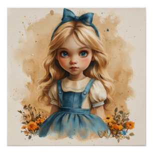 Pôster Devaneio Extravagante de Alice: Fantasia do País d