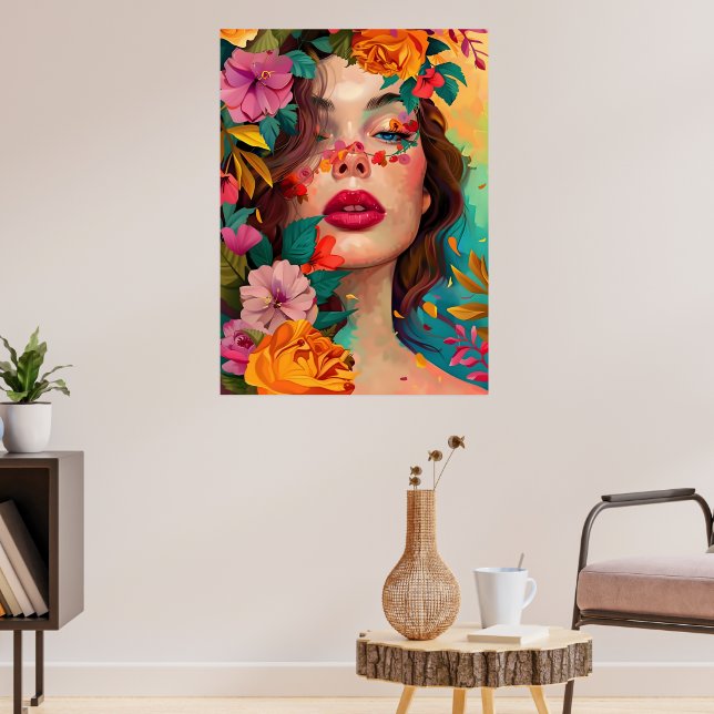 Poster Devaneio Floral (Sala de Estar 3)