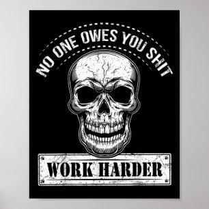Poster Devem-te Trabalhar Mais Motivacional Engraçado