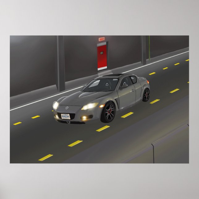 Poster Devia ter tido um V8 (Frente)