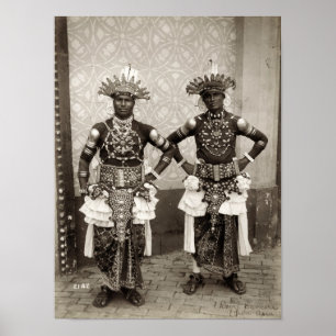 Poster Devil Dancers from Asia, 1904 World's Fair