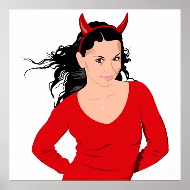 PÔSTER DEVIL GIRL (Frente)