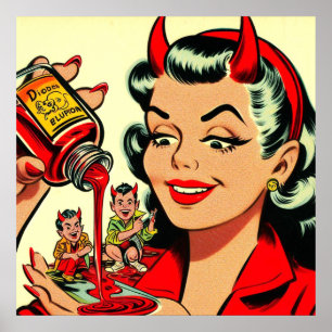 Poster Devilish Pin-up