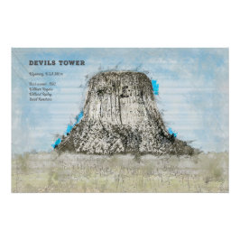 Pôster Devils Tower