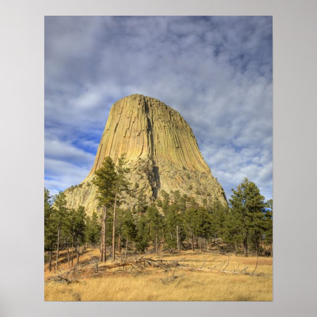 Poster Devils Tower National Monument (Frente)