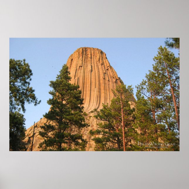 Pôster Devils Tower National Monument, Wyoming (Frente)