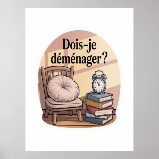 Poster Devo me mudar? (Frente)