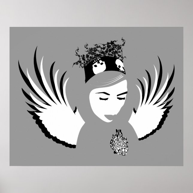 Pôster devoção condenada: anjo perdido (Frente)