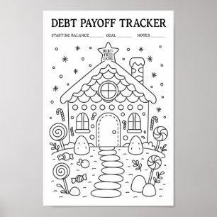 Poster Devolução de Dívida - Rastreador da Casa Gingercak