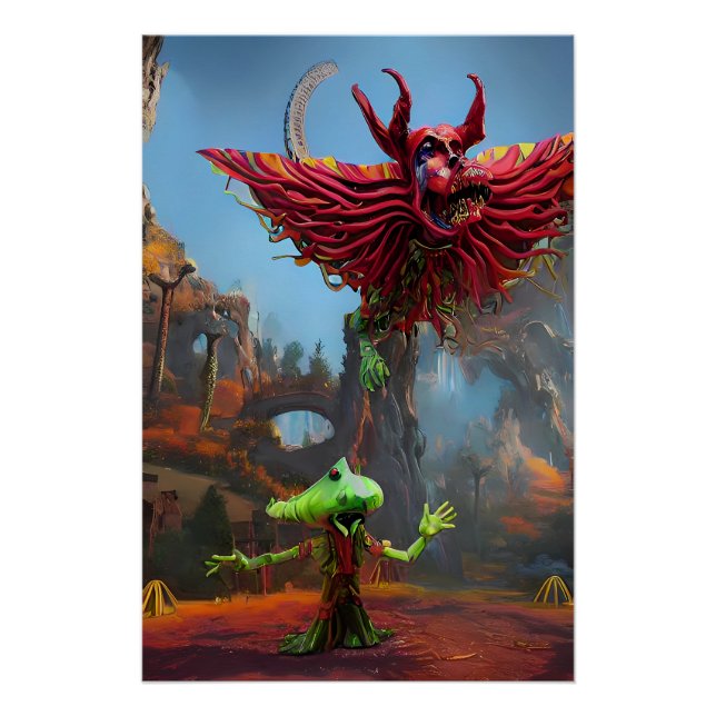 Pôster Devotado ao Sonho (Frente)