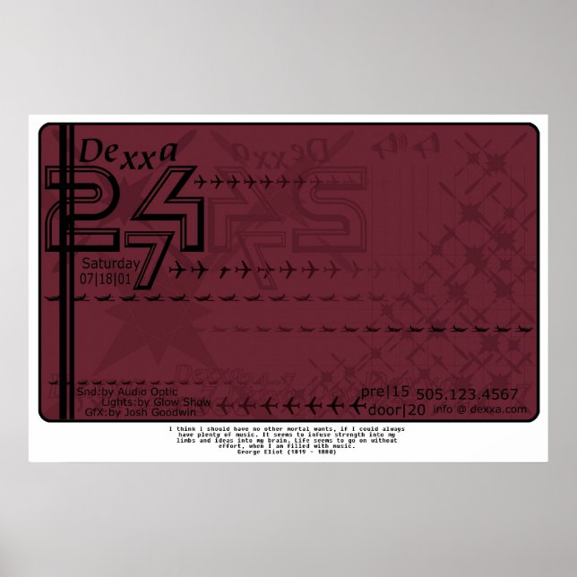 Poster Dexxa (Frente)