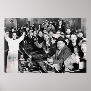 PÔSTER DEZ 5, 1933, A PROIBIÇÃO TERMINA PARCIALMENTE