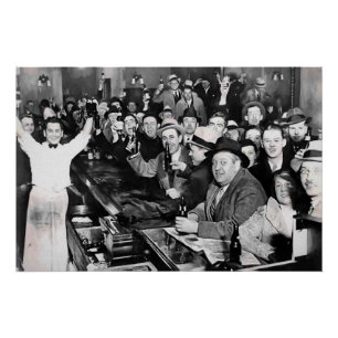 PÔSTER DEZ 5, 1933, A PROIBIÇÃO TERMINA PARCIALMENTE