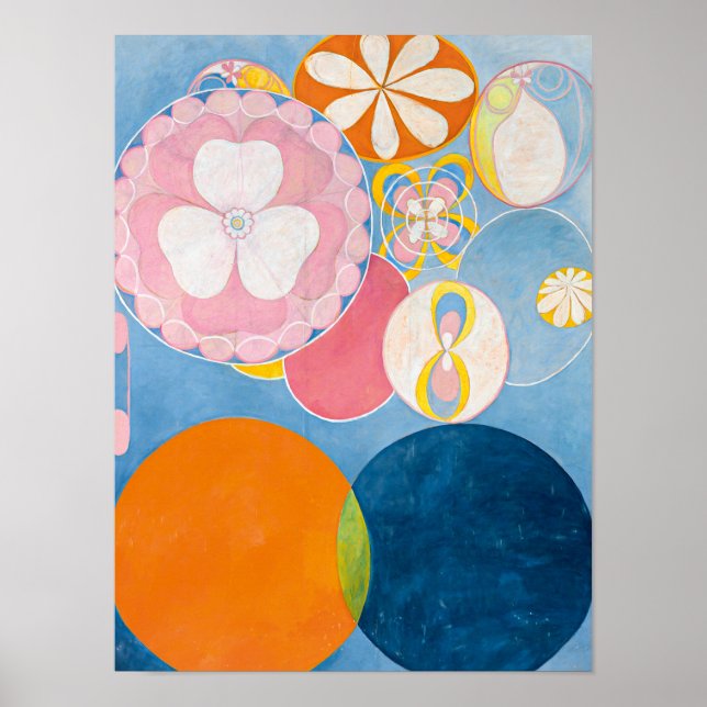 Poster Dez Maiores, Nº 2, Infância | Hilma af Klint | (Frente)