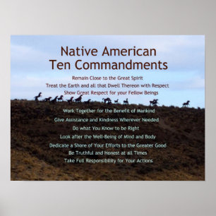 Poster Dez mandamentos