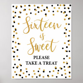 Poster Dezesseis é doce, por favor, tome o Sinal de Anive