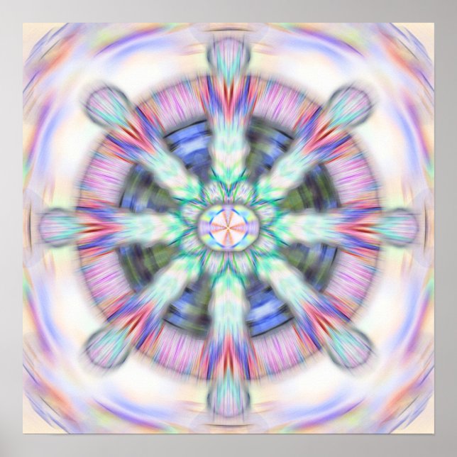 Pôster Dharma Wheel (Frente)