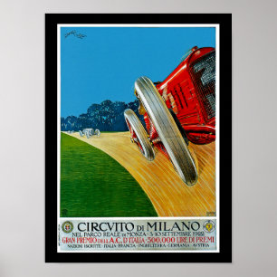 Pôster Di Milão de Circuito