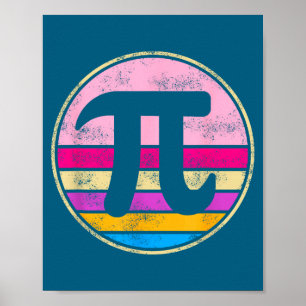 Poster Dia 2026 Amante da Matemática Matemática Retro Vin