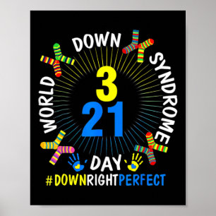 Poster Dia 321 Contra a Síndrome de Down Homens Mulheres