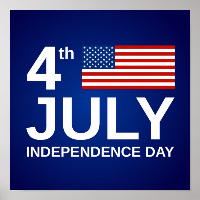 Poster Dia 4 de julho/Independência (Frente)