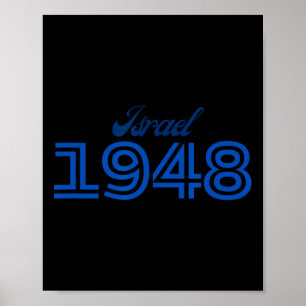 Poster Dia 76 Israel - 1948 Am Israel Chai - Judeu